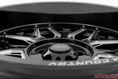 Rough Country 86 Series Wheel One-Piece Gloss Black 22x10 6x5.5 -25mm - 86221012