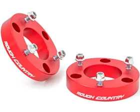 Rough Country 2 Inch Leveling Kit Red Spacers