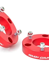 Rough Country 2 Inch Leveling Kit Red Spacers                                     - 863RED - Image 2
