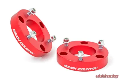Rough Country 2 Inch Leveling Kit Red Spacers - 863RED