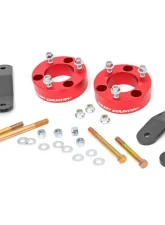 Rough Country 2.5 Inch Leveling Kit Red Spacers                                     - 867RED - Image 5