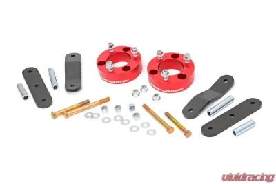 Rough Country 2.5 Inch Leveling Kit Red Spacers - 867RED