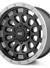 Rough Country 87 Series 17x8.5 Black Machined Simulated Beadlock Wheel 6x5.5 for Chevy/GMC/Toyota                                     - 87170912B - Image 6