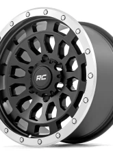 Rough Country 87 Series 17x8.5 Black Machined Simulated Beadlock Wheel 6x5.5 for Chevy/GMC/Toyota                                     - 87170912B - Image 3
