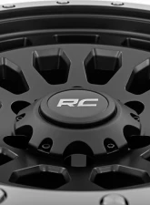 Rough Country 87 Series 17x8.5 Black Machined Simulated Beadlock Wheel 6x5.5 for Chevy/GMC/Toyota                                     - 87170912B - Image 6