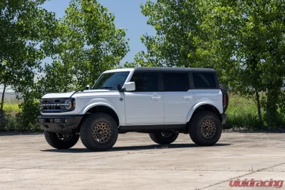 Rough Country 87 Series Wheel Simulated Beadlock Bronze | Black 17x8.5 6x5.5 +0mm - 87170912