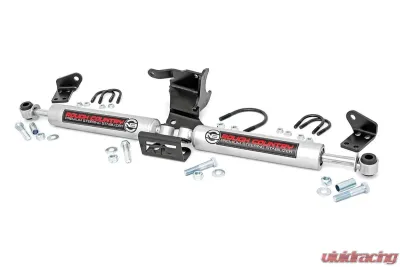 Rough Country N3 Steering Stabilizer Dual 2.5-8" Lift Jeep Gladiator JT | Wrangler JL 18-25 - 87304