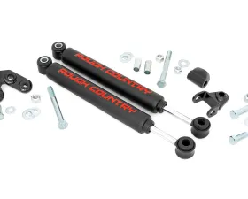 Rough Country Stacked Dual Steering Stabilizer for 2.5-6.5