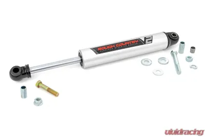 Rough Country V2 Steering Stabilizer Chevy Silverado 2500 HD 3500 HD GMC Sierra 2500 HD Sierra 3500 HD 2011-2015 - 8731170