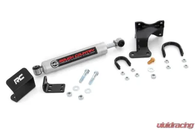 Rough Country N3 Steering Stabilizer Axle Bracket for Jeep Wrangler JK 2007-2018 2-8" Lift - 8731930