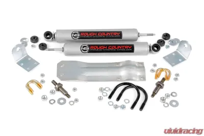 Rough Country Dual Steering Stabilizer 94-99 Ram 1500 4WD Dodge Ram 1500 1994-1999 - 8732130