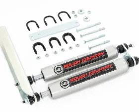 Rough Country N3 Steering Stabilizer Dual Ford Bronco | F-150 | F-250 1980-1998