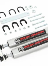 Rough Country N3 Steering Stabilizer Dual Ford Bronco | F-150 | F-250 1980-1998                                     - 8733830 - Image 3