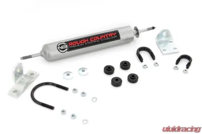 Rough Country N3 Steering Stabilizer for Dodge Jeep CJ3 CJ5 CJ6 CJ7 1987-1989 - 8734530