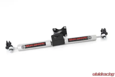 Rough Country N3 Steering Stabilizer Dual 2-8" Lift Jeep Wrangler JK | Wrangler Unlimited 07-18 - 8734930