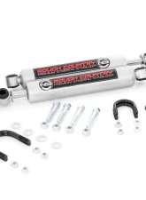 Rough Country N3 Steering Stabilizer Dual 2-8" Lift Jeep Wrangler JK | Wrangler Unlimited 07-18                                     - 8734930 - Image 5