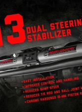 Rough Country N3 Steering Stabilizer Dual 2-8" Lift Jeep Wrangler JK | Wrangler Unlimited 07-18                                     - 8734930 - Image 6