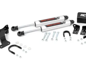 Rough Country V2 Steering Stabilizer Dual Jeep Wrangler JK Unlimited 2WD | 4WD Wrangler JK 2 Door 2007-2018