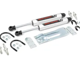 Rough Country V2 Steering Stabilizer Dual Chevy Dodge Ford GMC 1960-1991