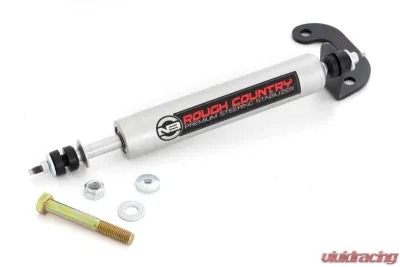 Rough Country N3 Steering Stabilizer for 92-99 Chevy C/K 1500, Tahoe, GMC Yukon 4-6 Inch Lift - 8737130_A