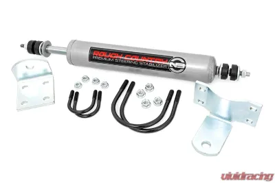 Rough Country N3 Steering Stabilizer for Ford F-350 4WD 1986-1997, Mono Axle Design - 8737530