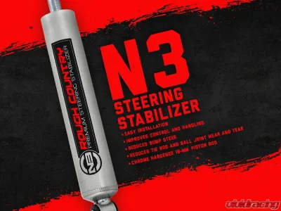 Rough Country N3 Steering Stabilizer Chevy C10 | K10 Truck 2WD 1969-1987 - 8738530