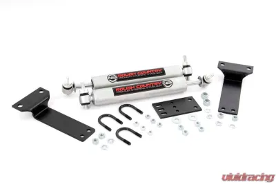 Rough Country N3 Steering Stabilizer Dual 2-8" Lift Ford Excursion 00-05 | Super Duty 99-04 - 8749030