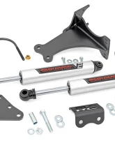 Rough Country V2 Steering Stabilizer Dual 2-8" Lift Ford F-250 F-350 Super Duty 4WD 2005-2024                                     - 8749270 - Image 2