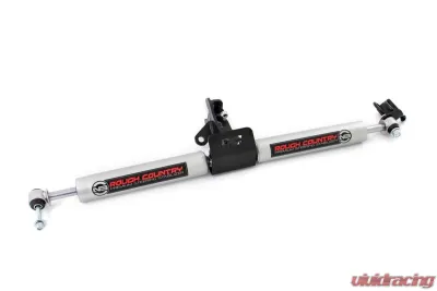 Rough Country N3 Steering Stabilizer Dual 4" Lift Jeep Grand Cherokee WJ 99-04 - 8749630