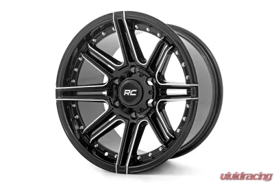 Rough Country 88 Series Wheel One-Piece Gloss Black 17x9 6x5.5 +0mm - 88170012