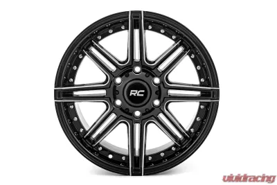 Rough Country 88 Series Wheel One-Piece Gloss Black 17x9 6x5.5 +0mm - 88170012
