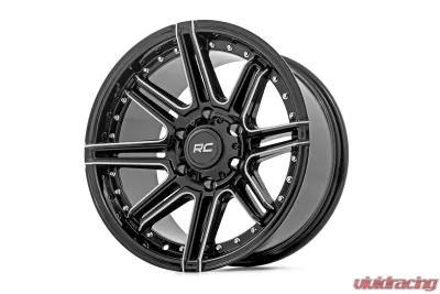 Rough Country 88 Series Wheel One-Piece Gloss Black 17x9 6x5.5 +0mm - 88170012