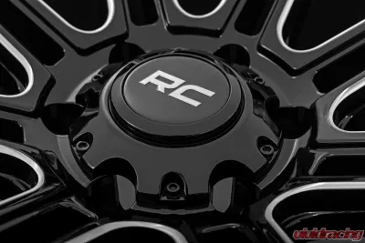 Rough Country 88 Series Wheel One-Piece Gloss Black 17x9 6x5.5 +0mm - 88170012