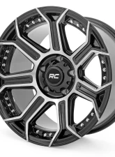 Rough Country 89 Series Wheel One-Piece Black Machined Gun Metal 17x9 6x5.5 -12mm                                     - 89170912 - Image 6