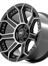 Rough Country 89 Series Wheel One-Piece Black Machined Gun Metal 17x9 5x4.5 -12mm                                     - 89170913 - Image 3