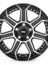 Rough Country 89 Series Wheel One-Piece Black Machined Gun Metal 17x9 5x4.5 -12mm                                     - 89170913 - Image 6
