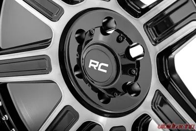 Rough Country 89 Series Wheel One-Piece Black Machined Gunmetal 20x9 6x5.5 +18mm - 89200912
