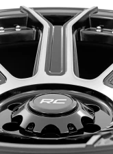 Rough Country 89 Series Wheel One-Piece Black Machined Gunmetal 20x9 6x5.5 +18mm                                     - 89200912 - Image 5