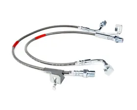 Rough Country Front Extended Stainless Steel Brake Lines for 4-6