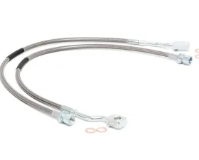 Rough Country Front Extended SS Brake Lines 07-17 GM 1500 Pickup and SUV for 5-7.5-in Lifts