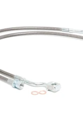 Rough Country Front Extended SS Brake Lines 07-17 GM 1500 Pickup and SUV for 5-7.5-in Lifts                                     - 89370 - Image 2