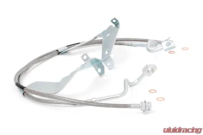 Rough Country Front Extended Stainless Steel Brake Lines for 4-6" Lifts Ford 2008-2016 - 89710
