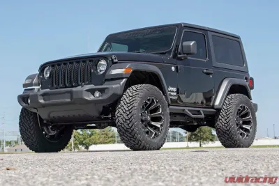 Rough Country Contoured Drop Steps 18-20 Wrangler JL, 2-Door Jeep Wrangler 2018-2020 - 90761
