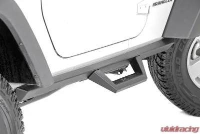 Rough Country Contoured Drop Steps 2 Door Jeep Wrangler JK 4WD 2007-2018 - 90763