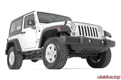 Rough Country Contoured Drop Steps 2 Door Jeep Wrangler JK 4WD 2007-2018 - 90763