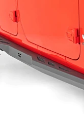 Rough Country Rock Sliders for Jeep Gladiator JT 2020-2022, 67" Steel, Black Powder Coat                                     - 90802 - Image 6