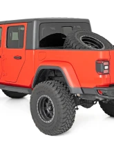 Rough Country Rock Sliders for Jeep Gladiator JT 2020-2022, 67" Steel, Black Powder Coat                                     - 90802 - Image 3