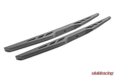 Rough Country Rock Sliders for Jeep Gladiator JT 2020-2022, 67" Steel, Black Powder Coat - 90802
