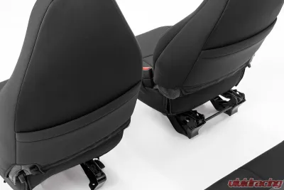 Rough Country Black Neoprene Seat Cover Set Front and Rear Jeep Wrangler 2003-2006 - 91001