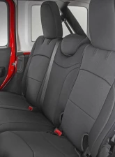 Rough Country Jeep Neoprene Seat Cover Set, Black 18-20 Wrangler JL Unlimited Jeep Wrangler 2018-2020                                     - 91010 - Image 4
